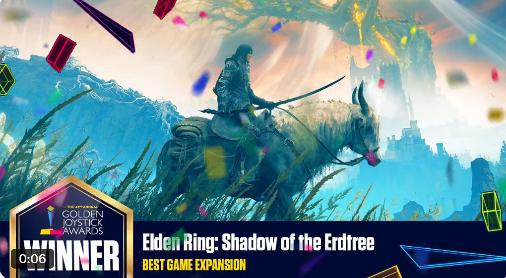 《艾爾登法環：黃金樹幽影》將不具備參選BAFTA最佳遊戲獎的資格