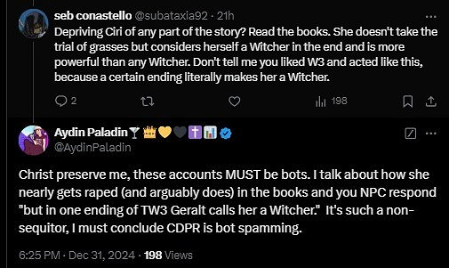 《巫師4》爭議不斷:疑似CDPR雇傭機器人水軍辯護! 《巫師4》爭議不斷:疑似CDPR雇傭機器人水軍辯護!