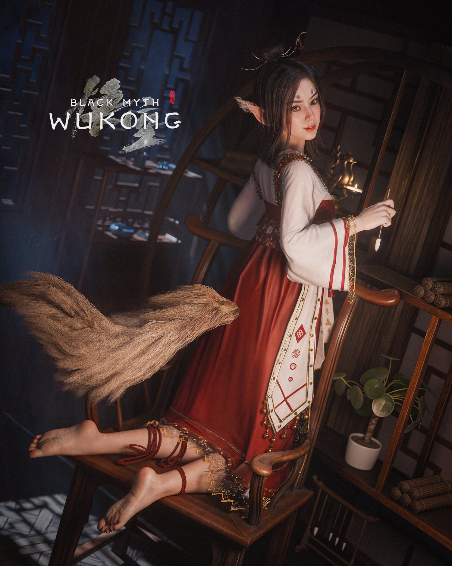 博主分享《FF7》克勞德和蒂法渲染圖：氛圍感拉滿！