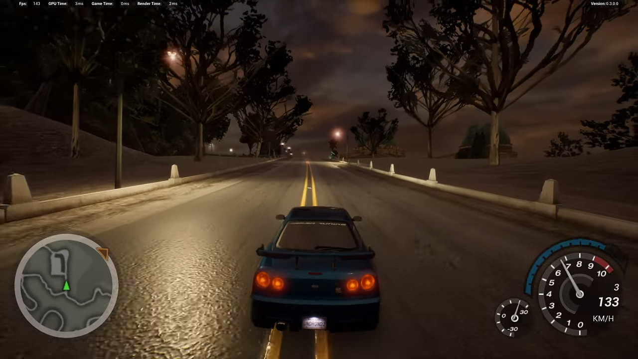 粉絲虛幻5重製《極速快感:地下狂飆2》!試玩Demo發布