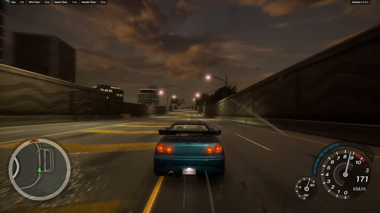 粉絲虛幻5重製《極速快感:地下狂飆2》!試玩Demo發布