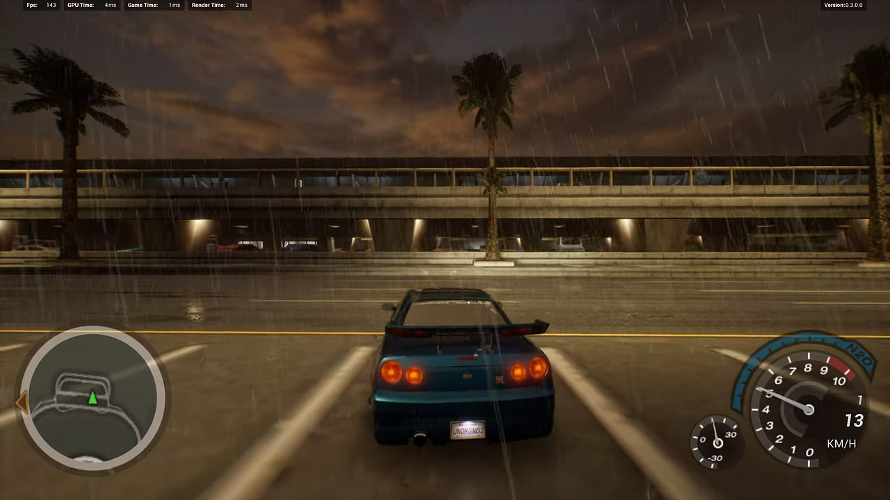 粉絲虛幻5重製《極速快感:地下狂飆2》!試玩Demo發布