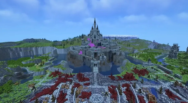 當個創世神麥塊大神超還原《曠野之息》海拉魯大陸 他還免費！