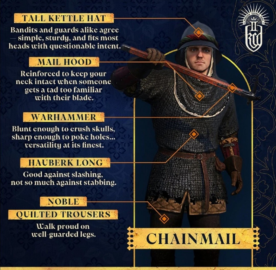 《天國降臨: 救贖2》盔甲介紹:板甲、鑲甲、鏈甲各有優勢 《天國降臨: 救贖2》盔甲介紹:板甲、鑲甲、鏈甲各有優勢