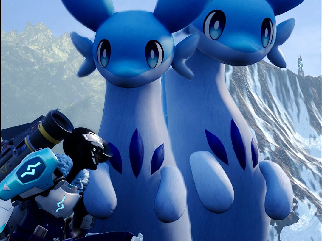 南京現藍色蛇寶吉祥物 難道參考的《帕魯》疾旋鼬？