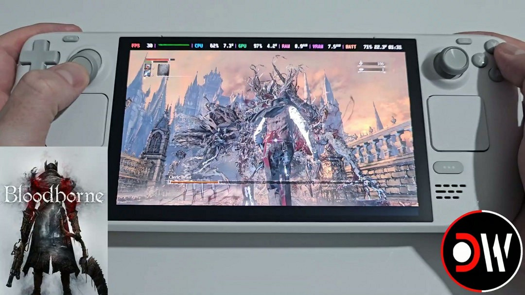 《血源詛咒》現可在Steam Deck上穩定30幀運行