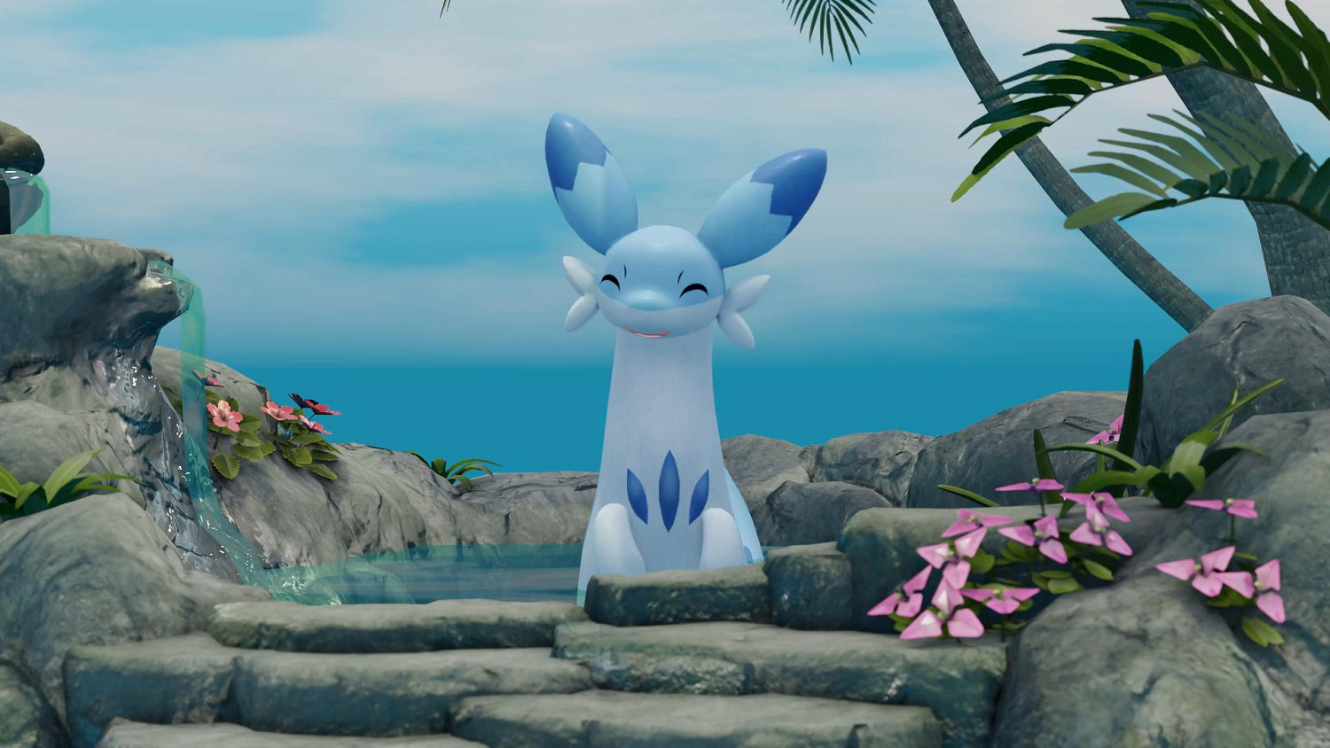 南京現藍色蛇寶吉祥物 難道參考的《帕魯》疾旋鼬？