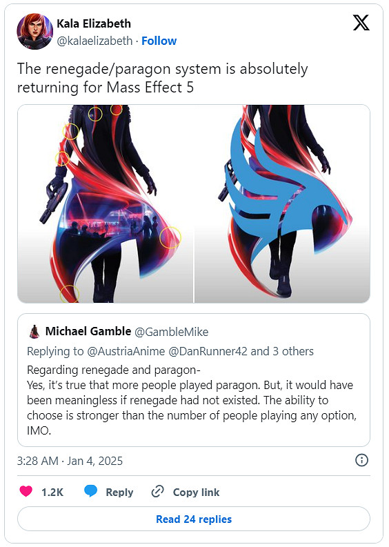 遊戲項目總監回應 道德系統是否會回歸《質量效應5》 遊戲項目總監回應 道德系統是否會回歸《質量效應5》