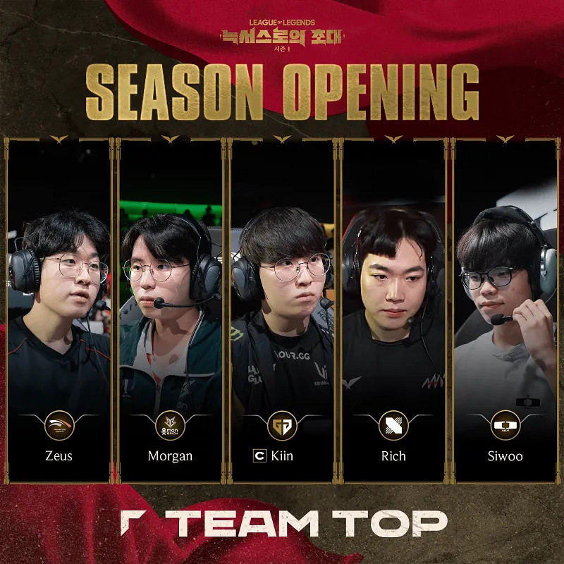 《英雄聯盟》2025lck季前賽選人結果一覽