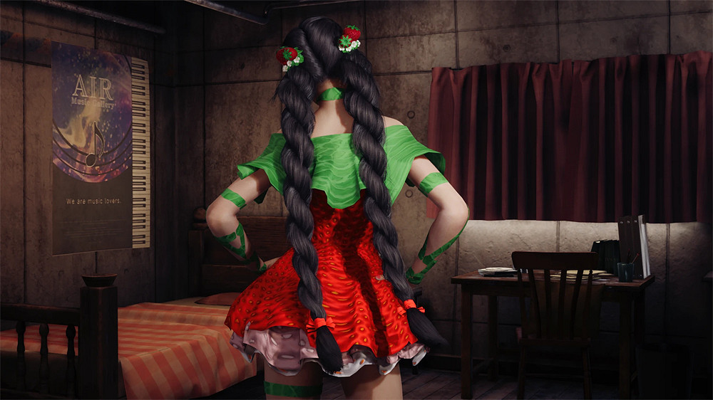 《最終幻想7》草莓味的&quot;蒂法&quot;渲染圖：香甜可口誘人！