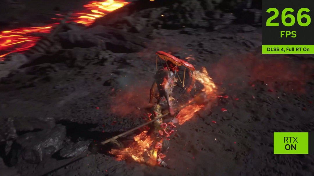 《黑神話：悟空》DLSS 4技術展示：全程穩定200+幀！