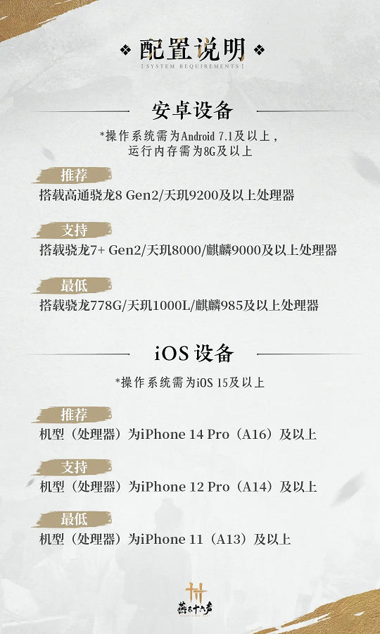 《燕雲十六聲》手遊上線時間介紹 《燕雲十六聲》手遊上線時間介紹