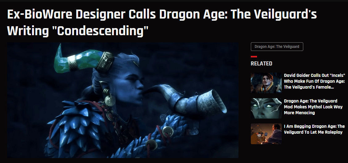 前生軟設計師批評《闇龍紀元4》劇情 直指故事線問題 前生軟設計師批評《闇龍紀元4》劇情 直指故事線問題