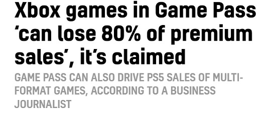 專家稱：遊戲上 Xbox Game Pass (XGP) 會遭受重創！可失去80%銷售額！