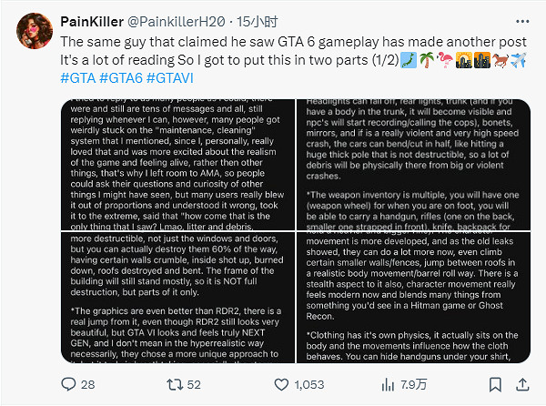 真正的次世代！《GTA6》畫面將遠超《荒野大鏢客2》