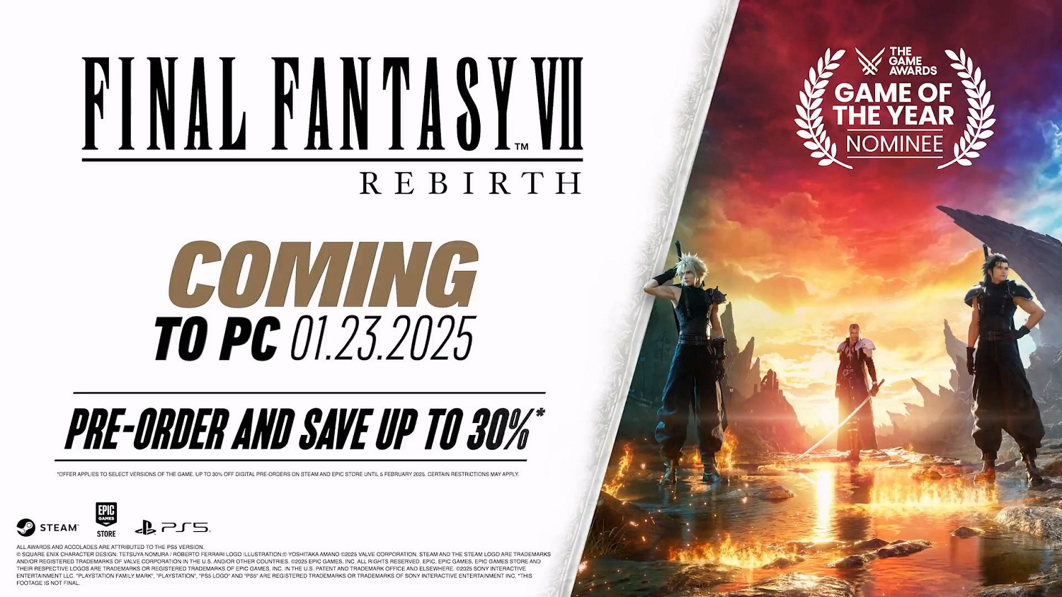 《FF7重生》PC版特性宣傳片:支援4K和120幀、DLSS! 《FF7重生》PC版特性宣傳片:支援4K和120幀、DLSS!