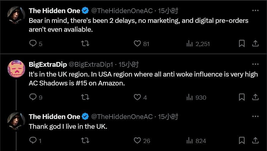 跳票仍熱情不減?《刺客教條:影》登實體暢銷榜第三 跳票仍熱情不減?《刺客教條:影》登實體暢銷榜第三