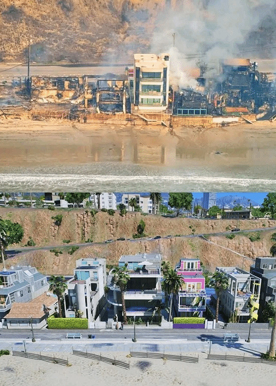 終於看懂了!玩家用《三男一狗》地圖圈出美國山火範圍 終於看懂了!玩家用《三男一狗》地圖圈出美國山火範圍