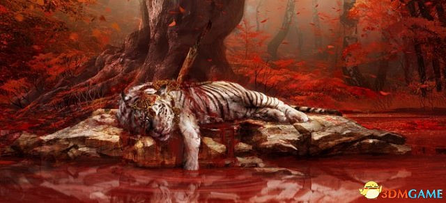 育碧畫師驚豔《極地戰嚎4》原畫 白虎躺血泊中斃命