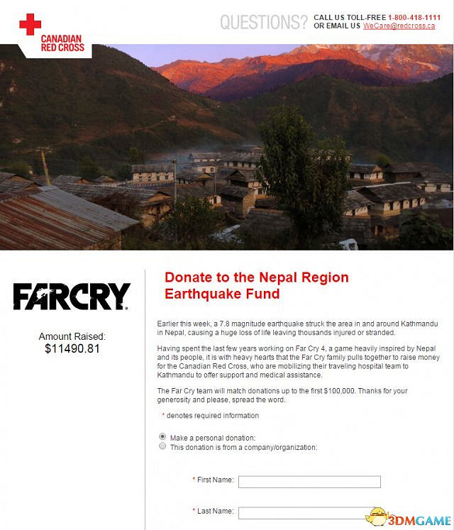 好樣的！《極地戰嚎4》開發商為尼泊爾地震籌款