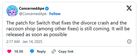 《星露谷物語》Switch版最新更新檔將推出!修復BUG等 《星露谷物語》Switch版最新更新檔將推出!修復BUG等