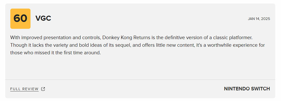 《大金剛國度》M站77分：畫面關卡出色 但缺乏創意！