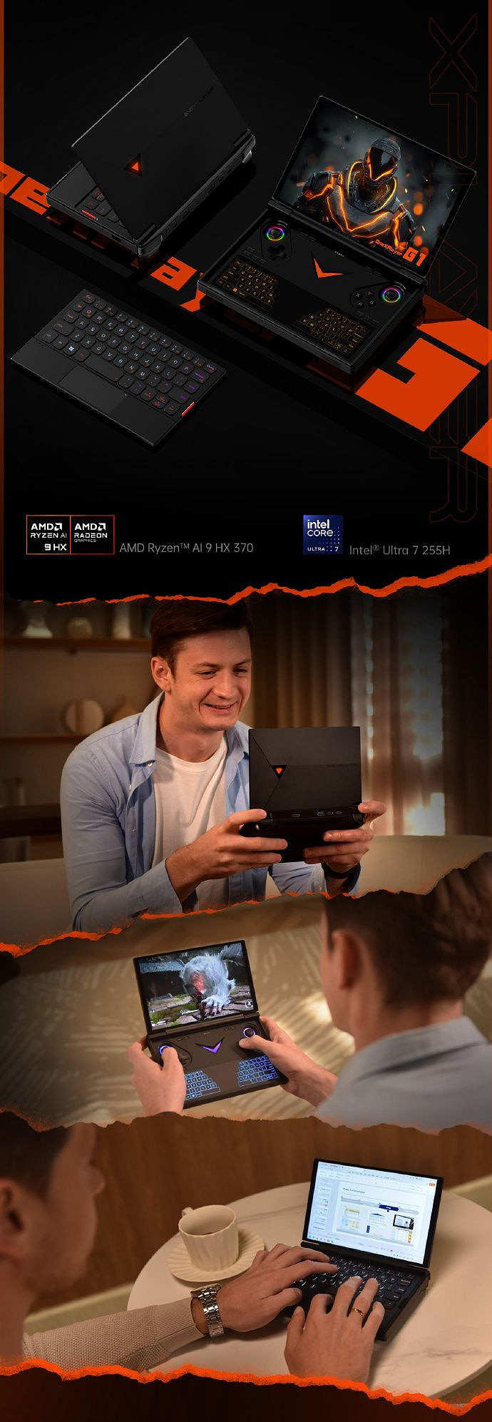 掌機+遊戲本二合一有創意！一號掌機預熱新品G1 mini