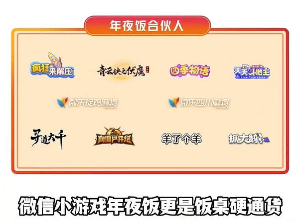 春節將至 小程式遊戲含金量持續攀升 行業迎來新發展? 春節將至 小程式遊戲含金量持續攀升 行業迎來新發展?