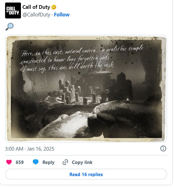 《決勝時刻：黑色行動6》公布喪屍模式新地圖：古墓