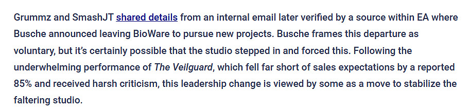 《闇龍紀元:影障守護者》銷量曝光 僅達預期的15% 《闇龍紀元:影障守護者》銷量曝光 僅達預期的15%