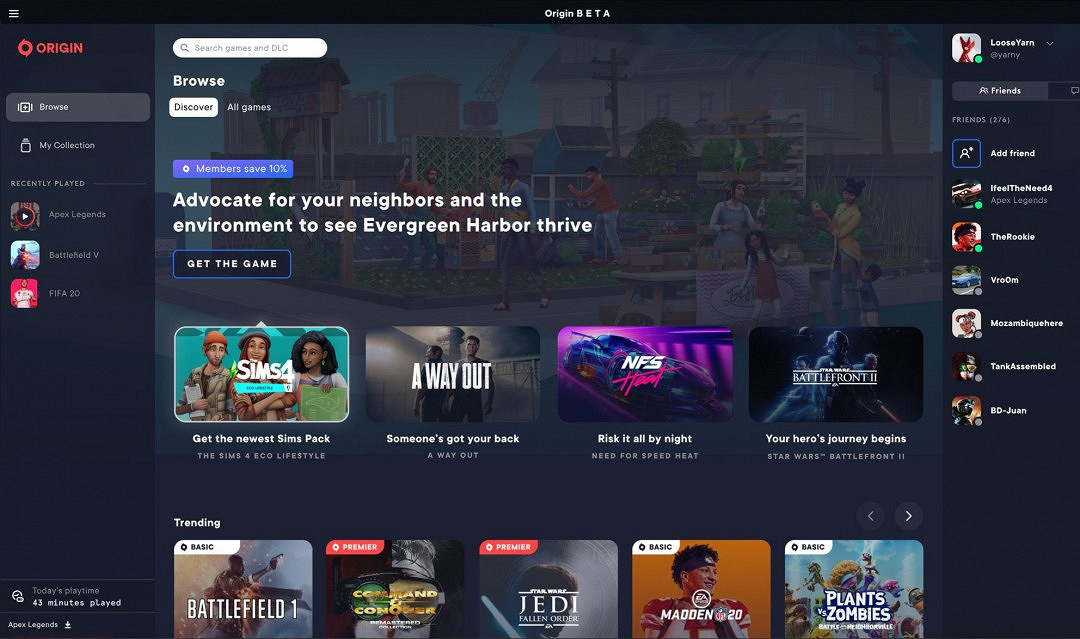 Origin客戶端將於4月關停 全面轉向EA App Origin客戶端將於4月關停 全面轉向EA App