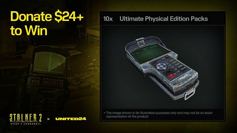 《潛行者2》開發商發起募捐 捐贈十美元就可以抽獎！