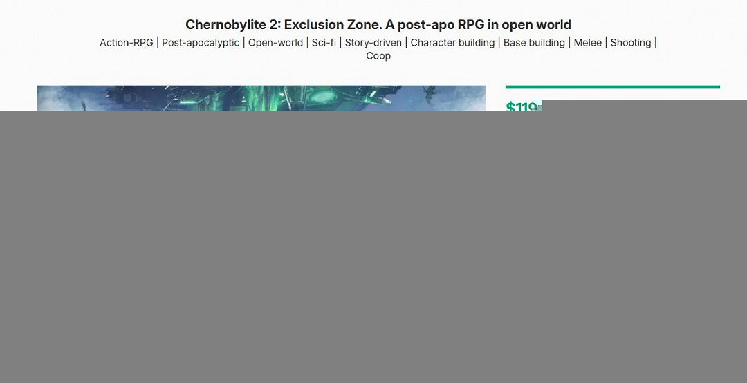《切爾諾貝利人2》眾籌目標達成 距眾籌結束還有24天