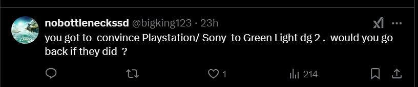 索尼取消兩款遊戲製作《往日不再》製作人希望重啟 索尼取消兩款遊戲製作《往日不再》製作人希望重啟