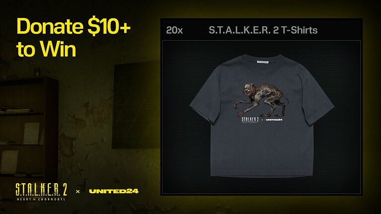 《潛行者2》開發商發起募捐 捐贈十美元就可以抽獎！