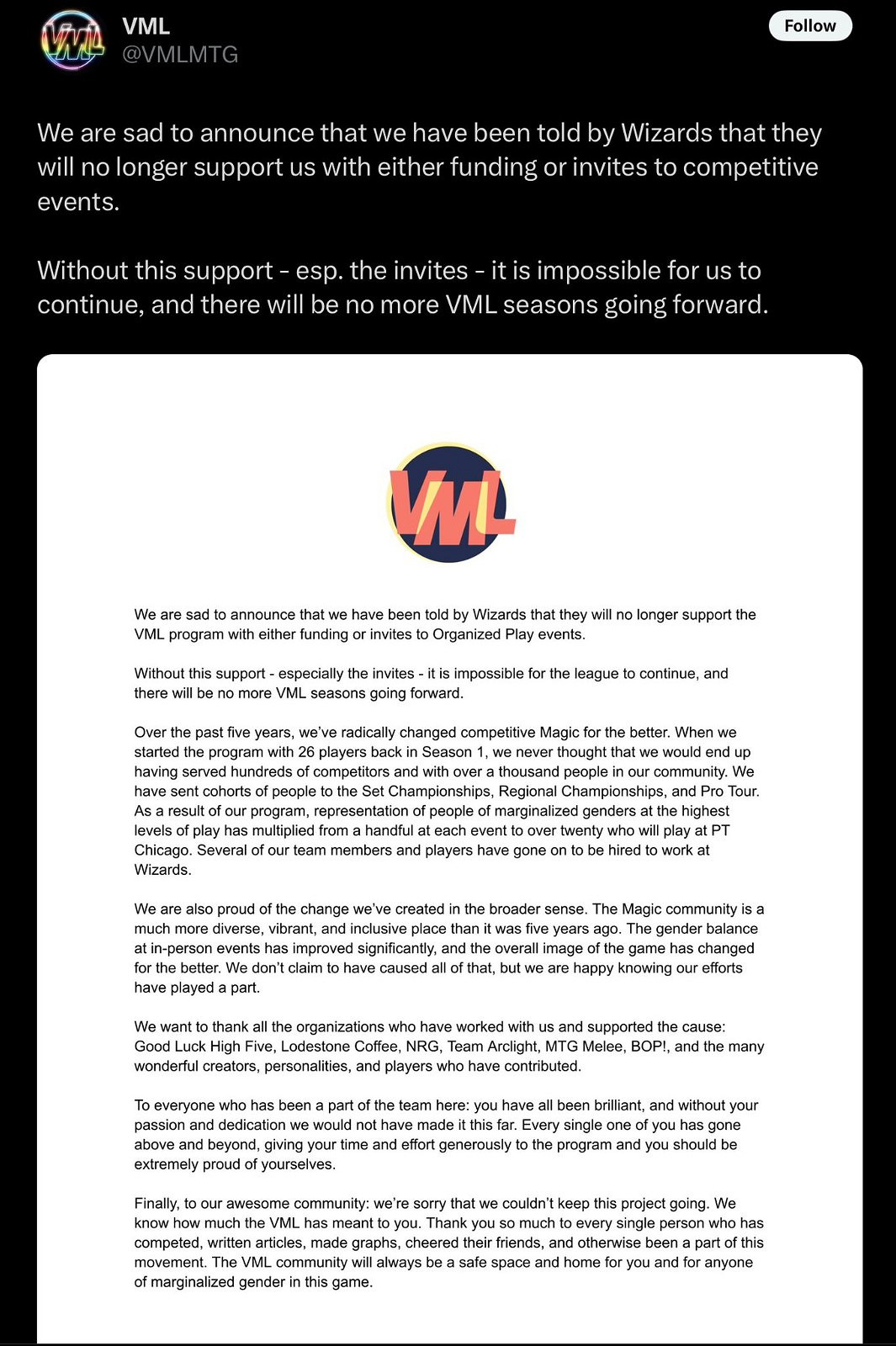 DEI正在死亡!威世智停止贊助和支援VML DEI正在死亡!威世智停止贊助和支援VML