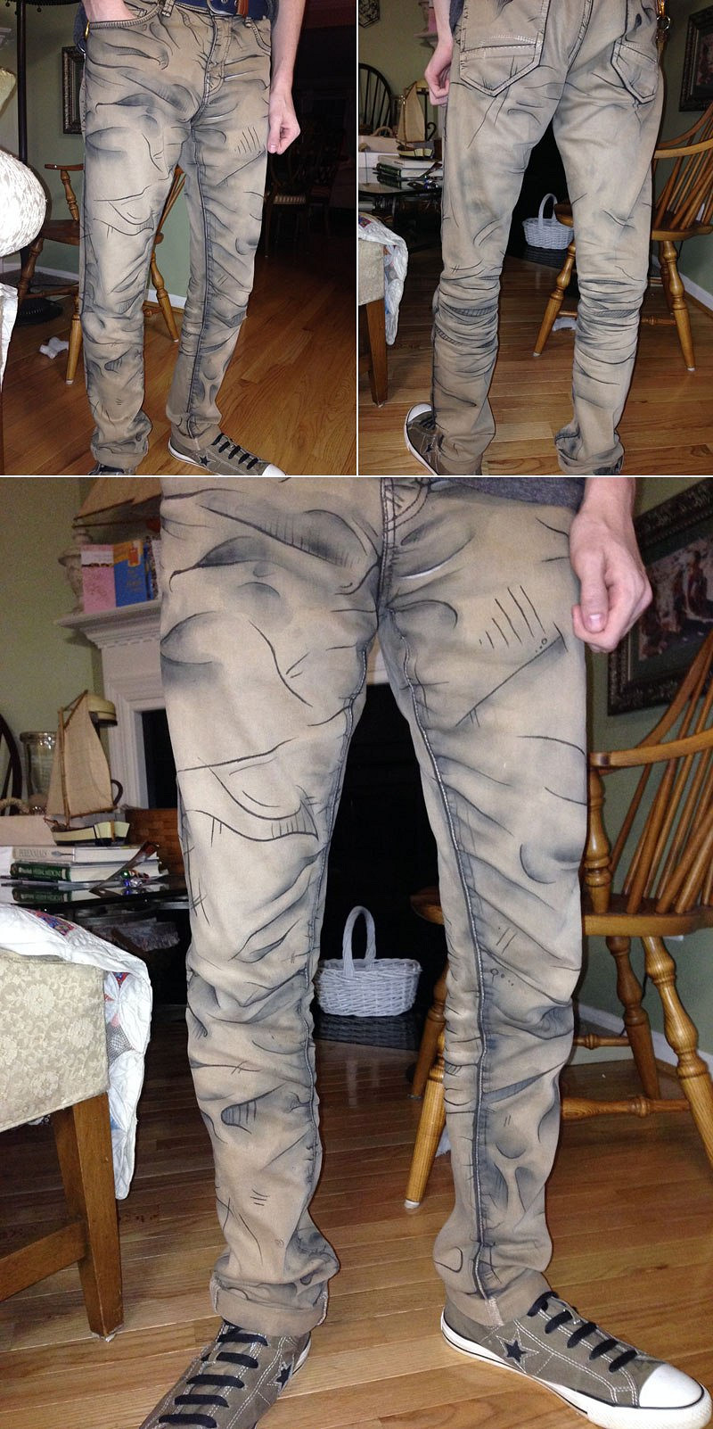 《邊緣禁地》系列卡通渲染長褲現實版 逼真而又還原