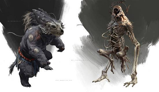 《黑神話》最新角色概念圖來啦!四妹原畫差距略大! 《黑神話》最新角色概念圖來啦!四妹原畫差距略大!