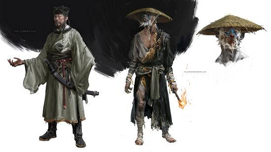 《黑神話》最新角色概念圖來啦!四妹原畫差距略大! 《黑神話》最新角色概念圖來啦!四妹原畫差距略大!