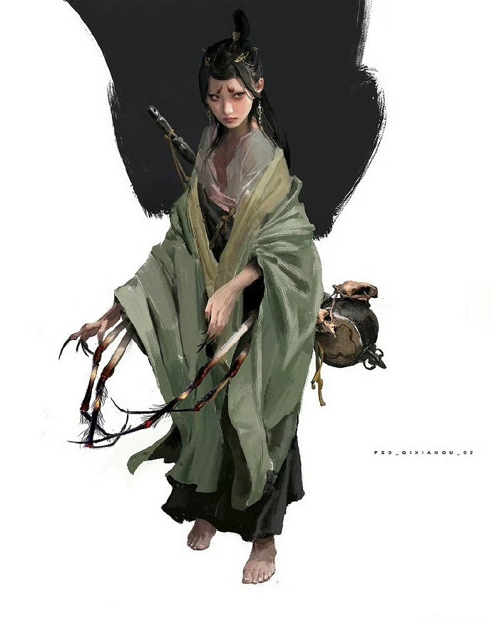 《黑神話》最新角色概念圖來啦!四妹原畫差距略大! 《黑神話》最新角色概念圖來啦!四妹原畫差距略大!