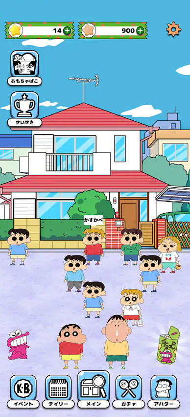 《蠟筆小新》衍生手遊發布 破爛寶貝收集大冒險