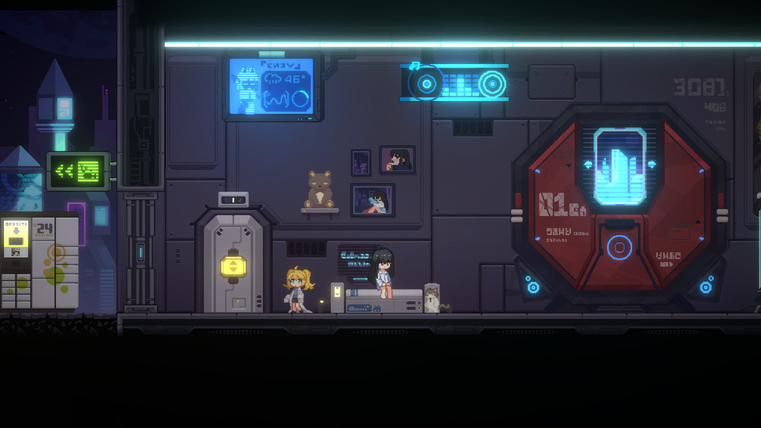 美少女在月球戰鬥！像素橫板Roguelike 遊戲《新月紀元》現已發售