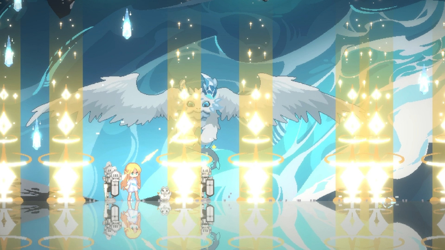 美少女在月球戰鬥！像素橫板Roguelike 遊戲《新月紀元》現已發售