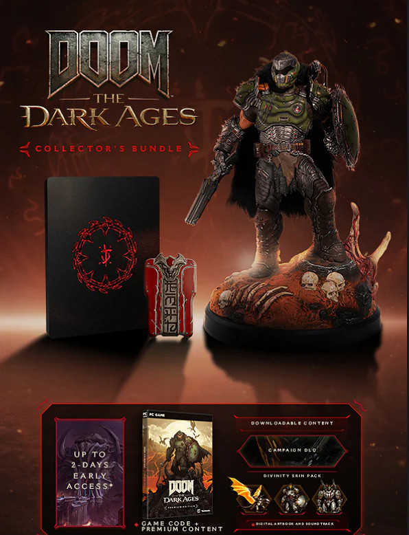 《毀滅戰士：黑暗時代》超值典藏版公開！還送雕像！