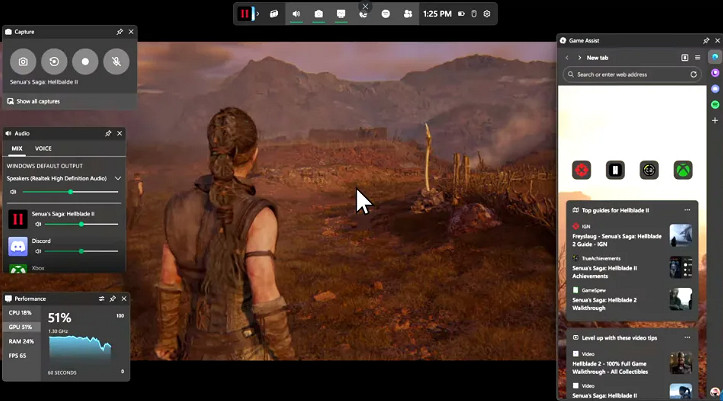 Edge瀏覽器新增遊戲小幫手 玩家在遊戲中能隨時找攻略