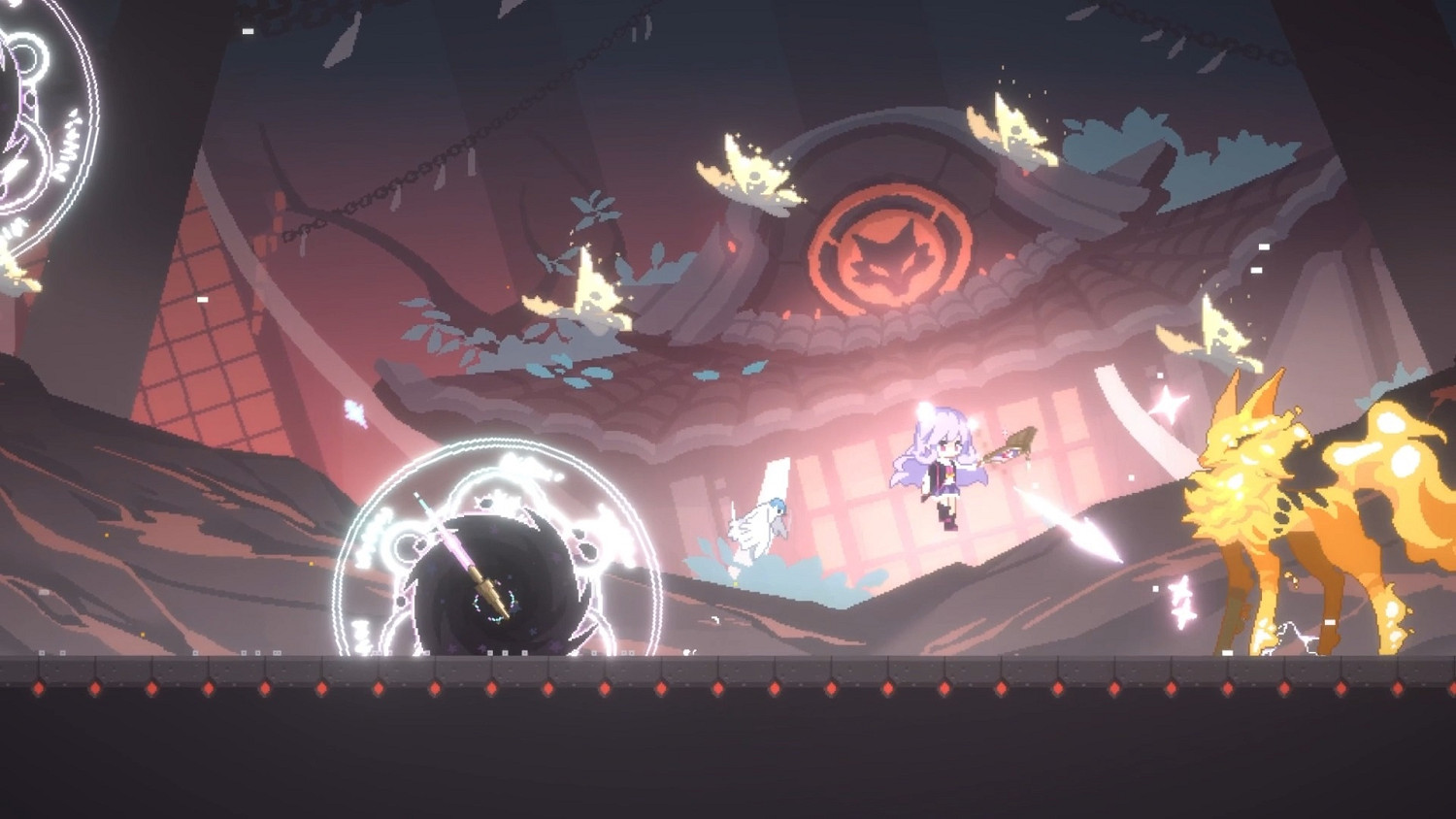 美少女在月球戰鬥！像素橫板Roguelike 遊戲《新月紀元》現已發售