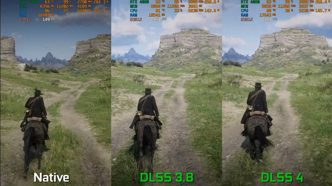 DLSS 3.8 vs DLSS 4:《碧血狂殺2》等5款遊戲實測 DLSS 3.8 vs DLSS 4:《碧血狂殺2》等5款遊戲實測