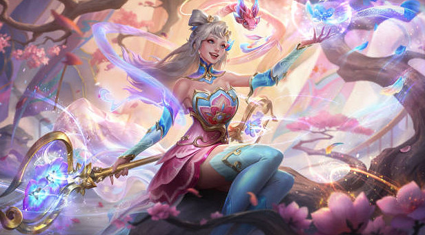 英雄聯盟手遊拉克絲桃映暖春灼灼芳菲皮膚價格