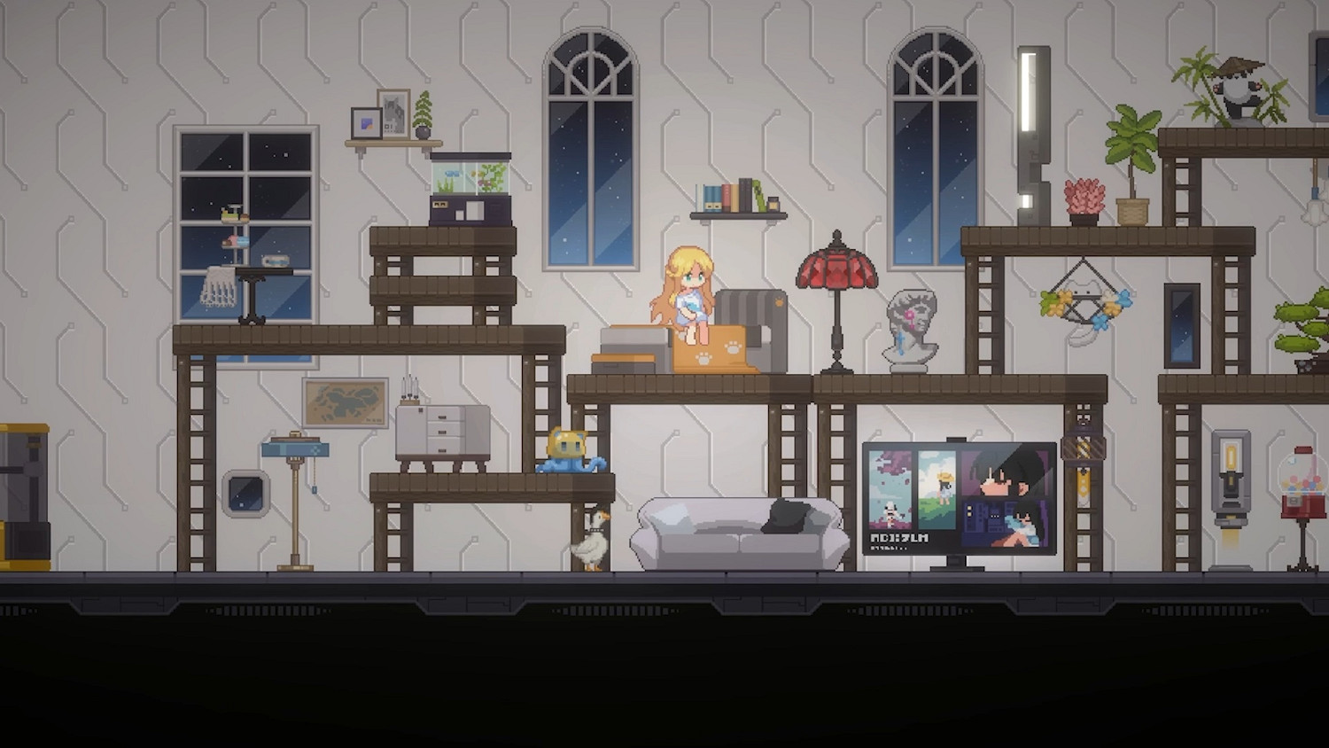 美少女在月球戰鬥！像素橫板Roguelike 遊戲《新月紀元》現已發售