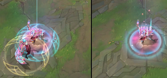 英雄聯盟手遊霞翩翩繡蕊皮膚特效展示